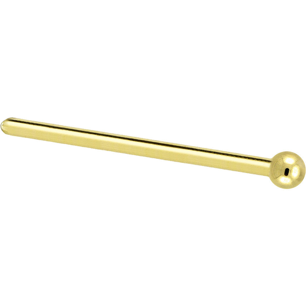 The Hayes Stud
Solid 14K Gold Nose Stud