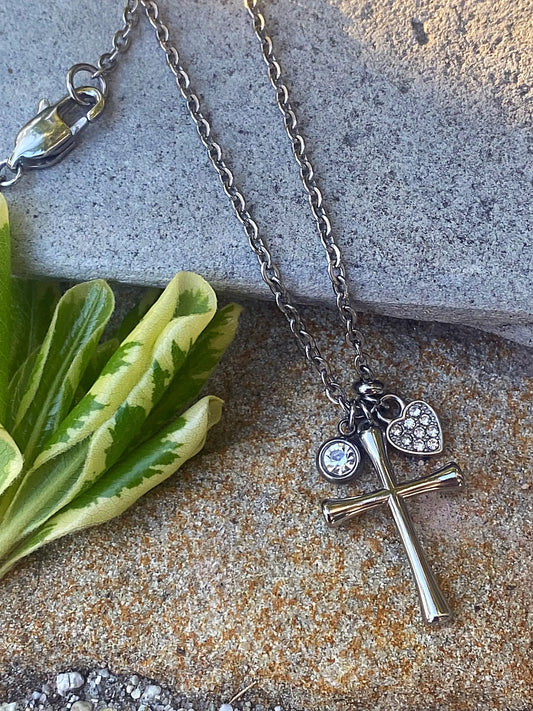 Evermore Cross Necklace