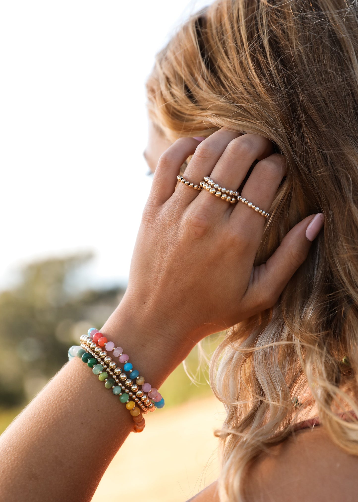 Iris Gemstone Bracelet