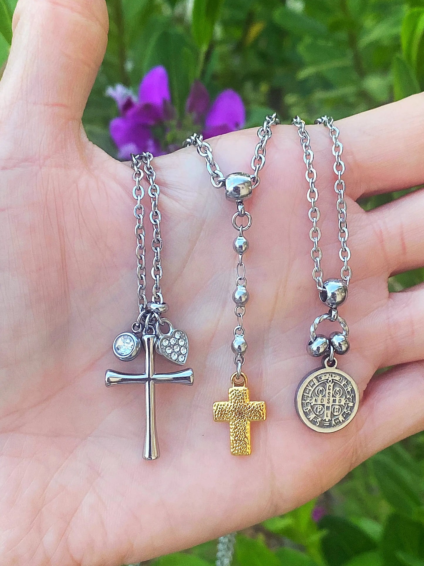 Evermore Cross Necklace