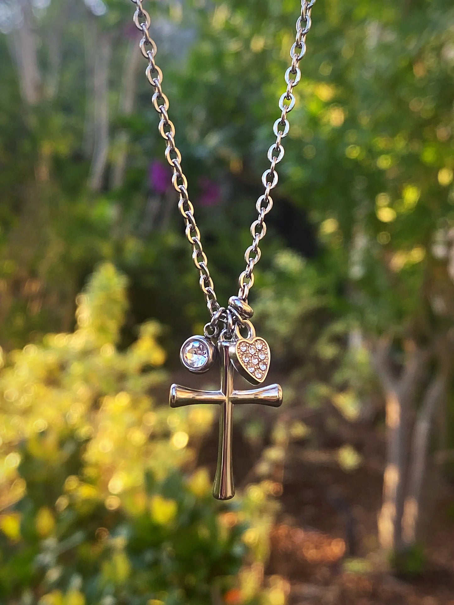 Evermore Cross Necklace