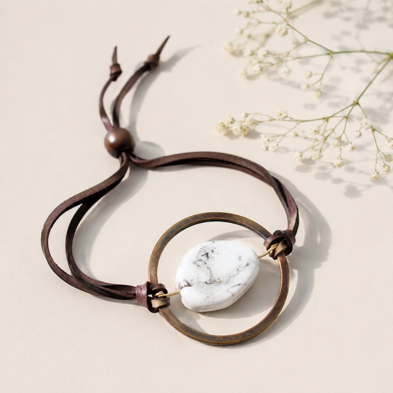 The Willow Howlite Bracelet