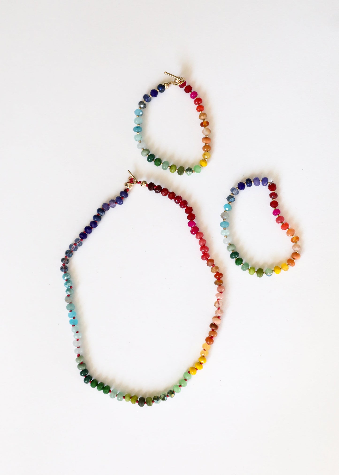 Iris Natural Gemstone Necklace