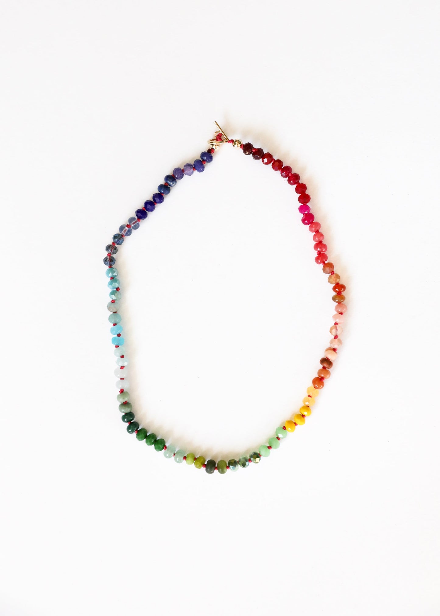 Iris Natural Gemstone Necklace