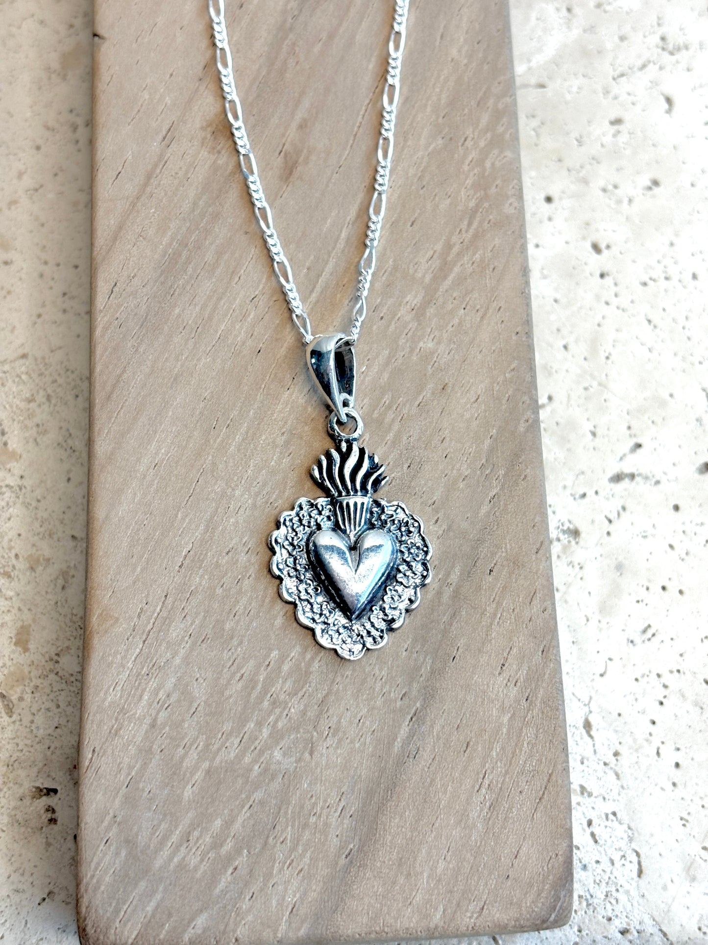 Valencia Sacred Heart Necklace