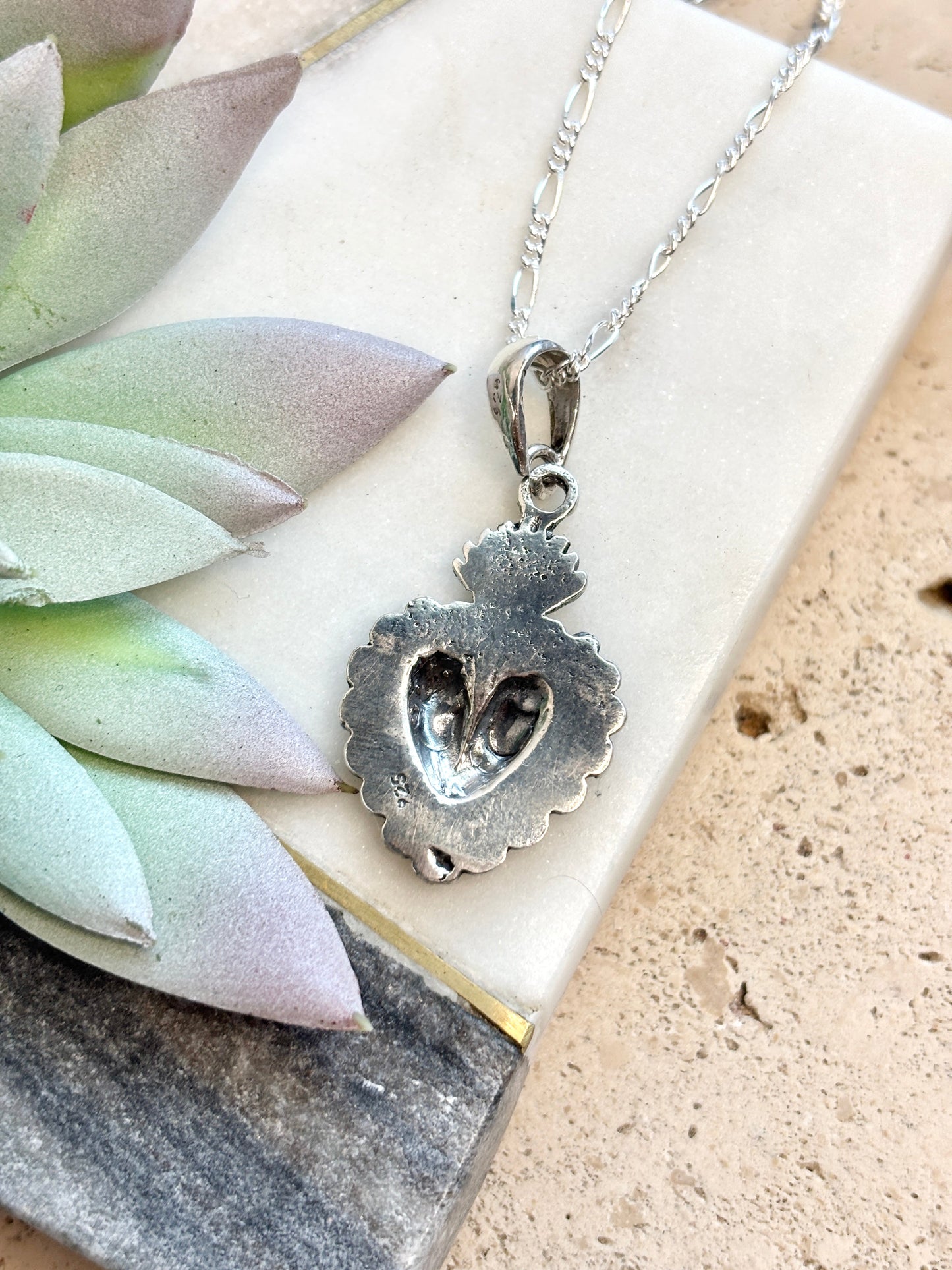 Valencia Sacred Heart Necklace