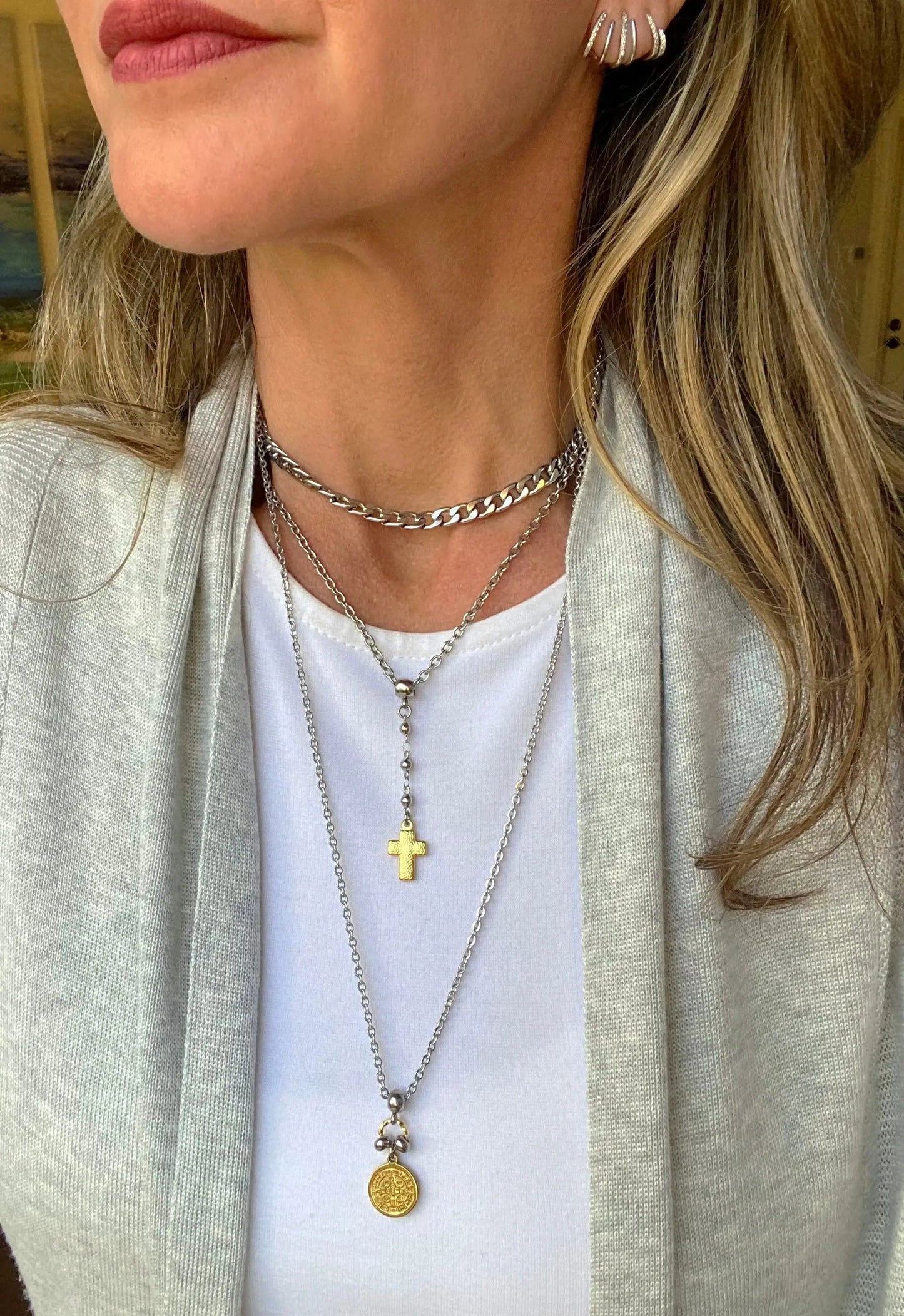 The Faith Lariat Cross Necklace ✨