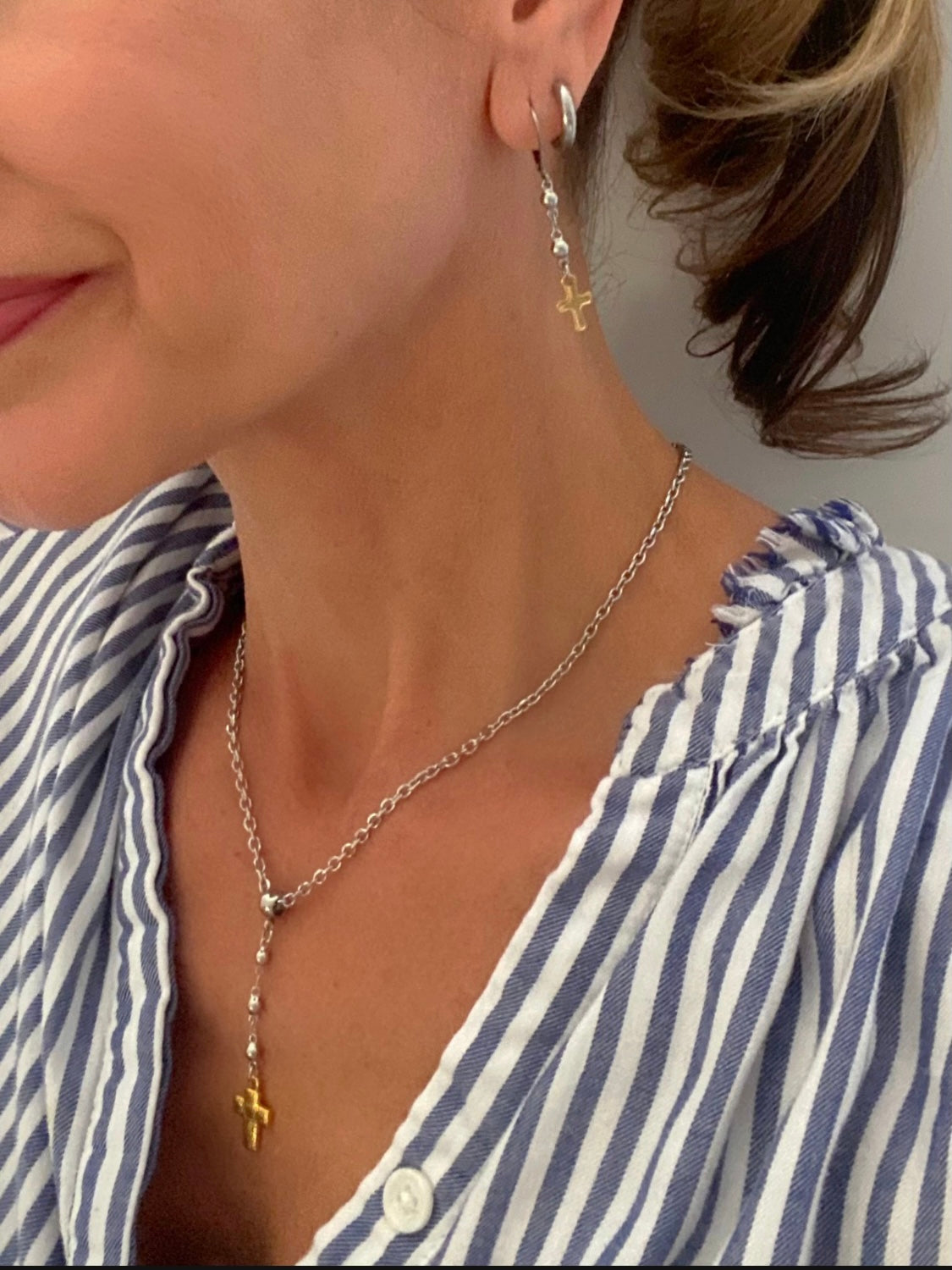 The Faith Lariat Cross Necklace ✨
