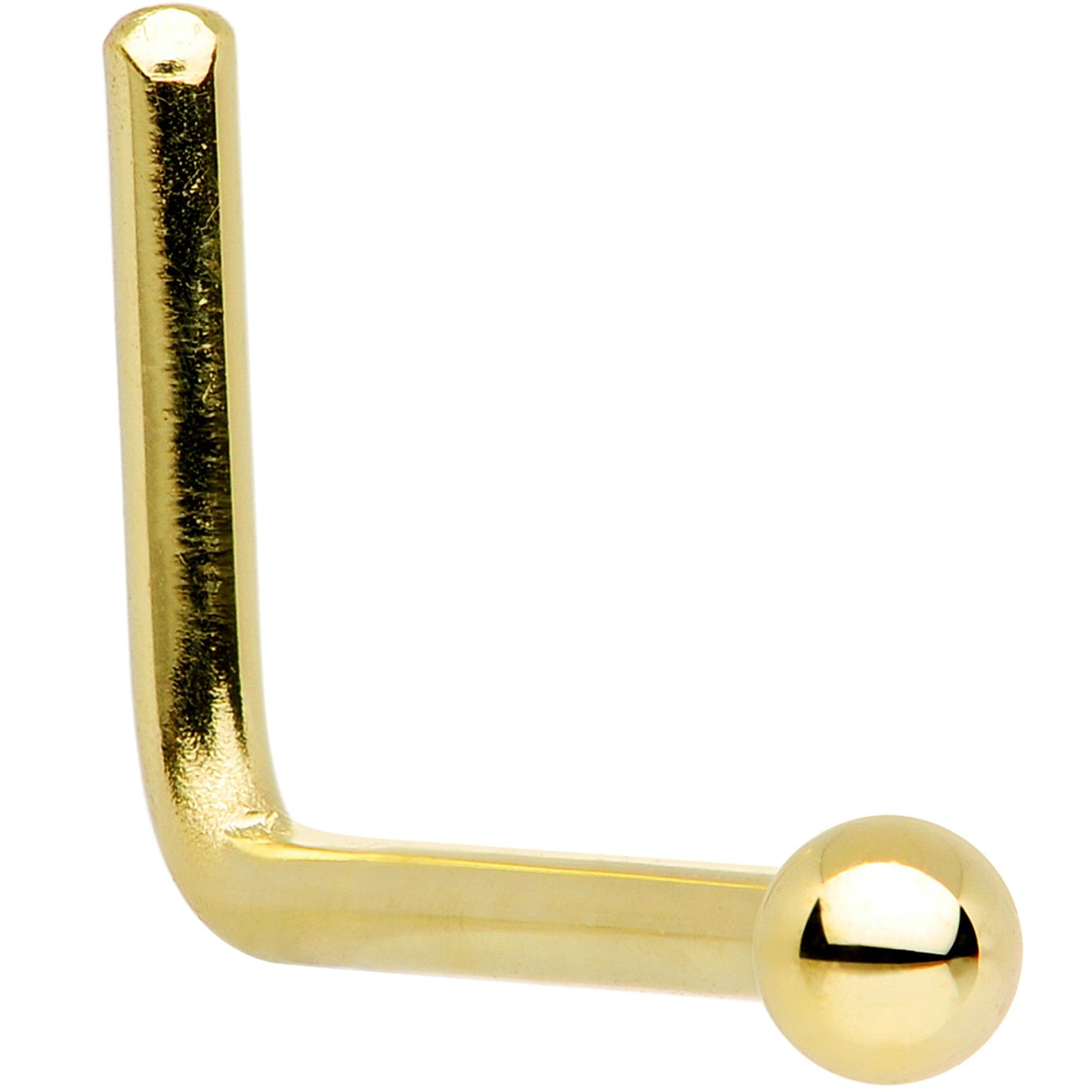 The Hayes Stud
Solid 14K Gold Nose Stud