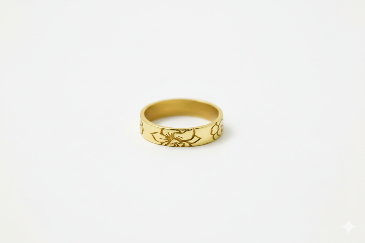 The Story in Bloom | Birth Flower Ring