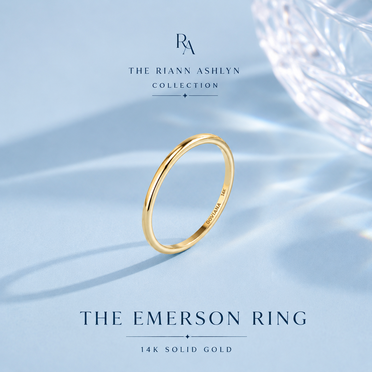 The Emerson Ring 14K Solid Gold
