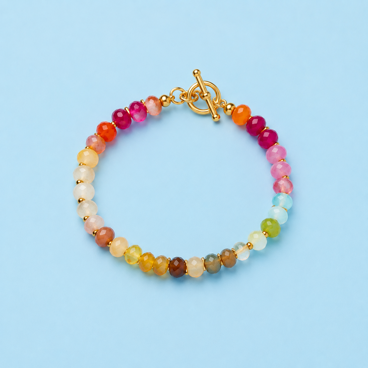 Iris Gemstone Bracelet