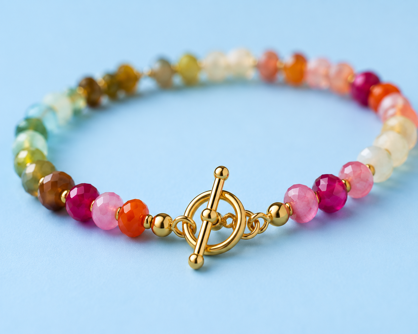 Iris Gemstone Bracelet