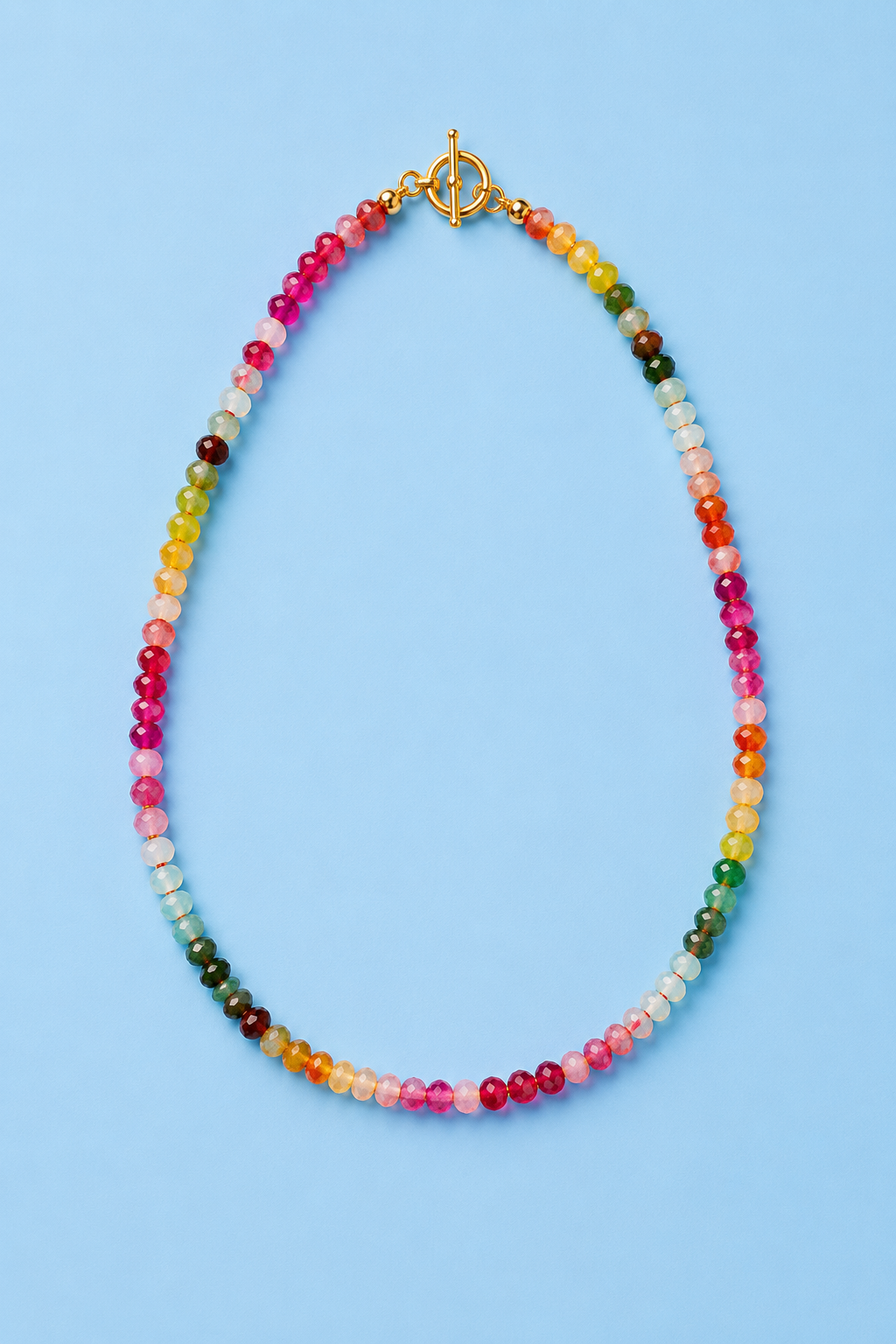 Iris Natural Gemstone Necklace