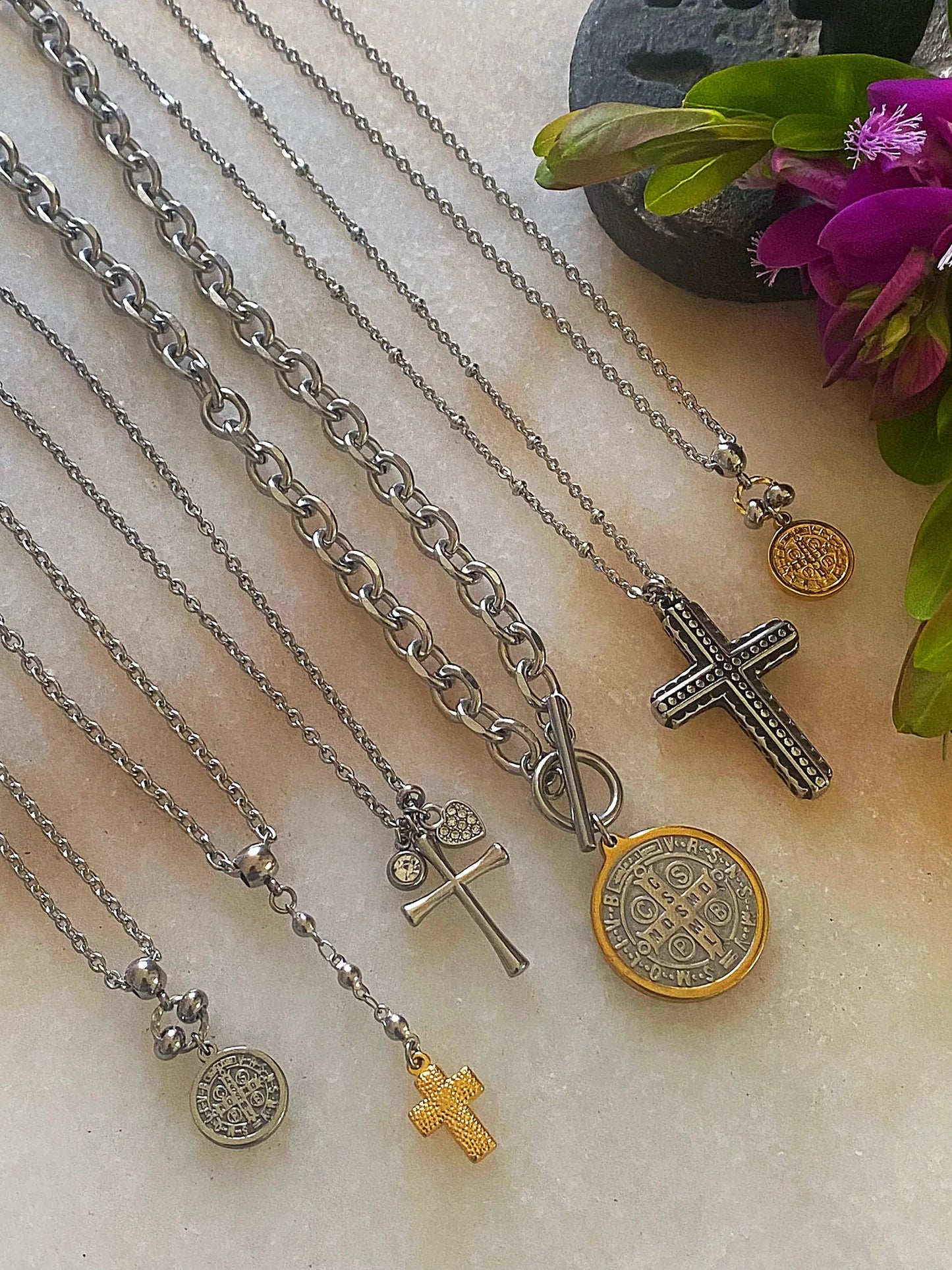 Evermore Cross Necklace