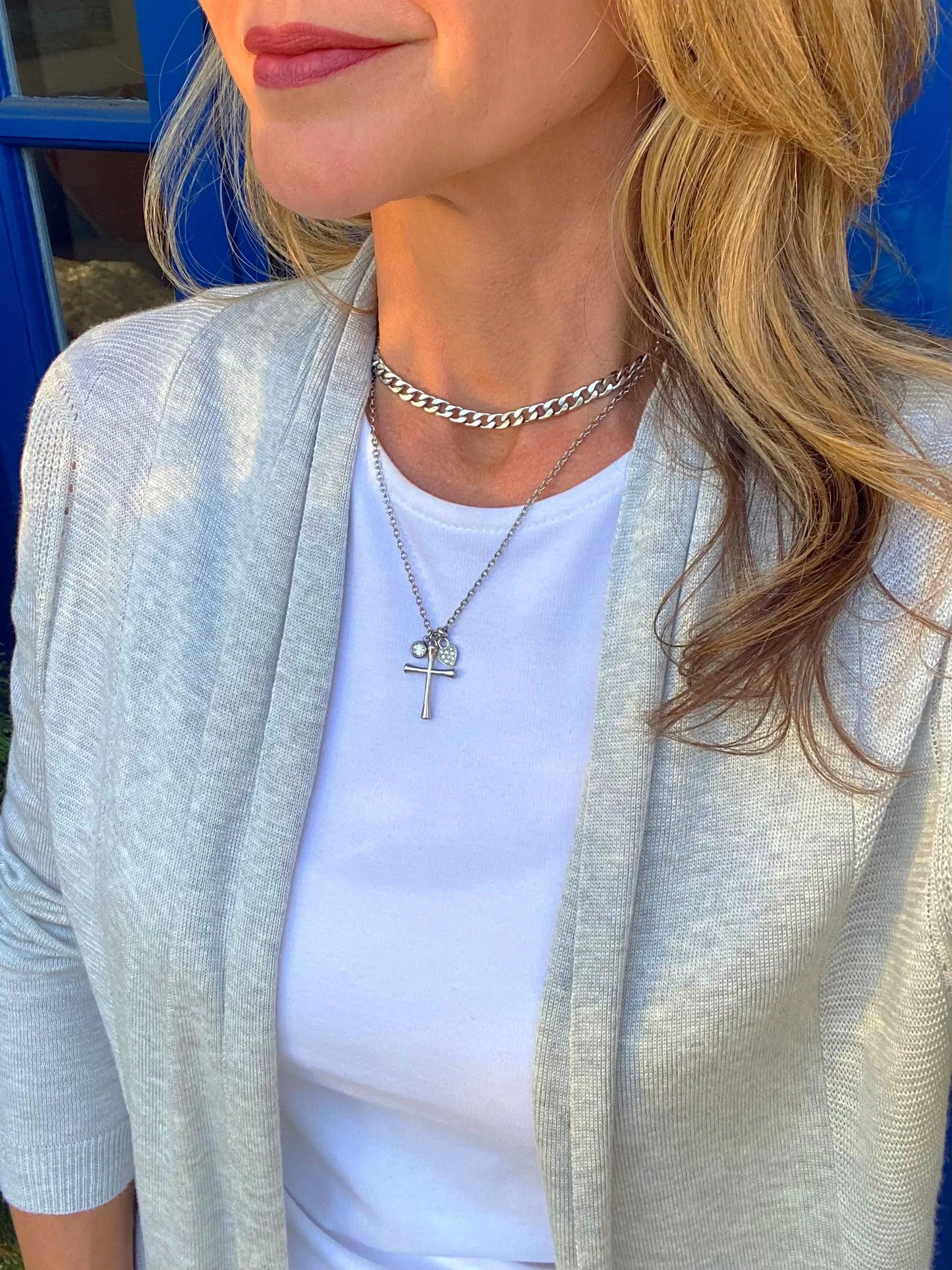 Evermore Cross Necklace