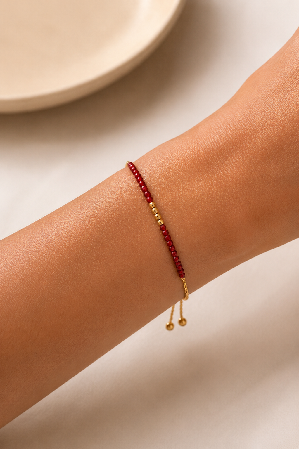 The Madison Ruby Stacking Bracelet