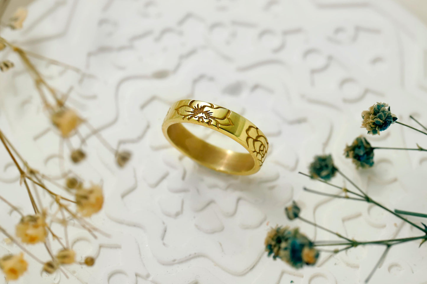 The Story in Bloom | Birth Flower Ring