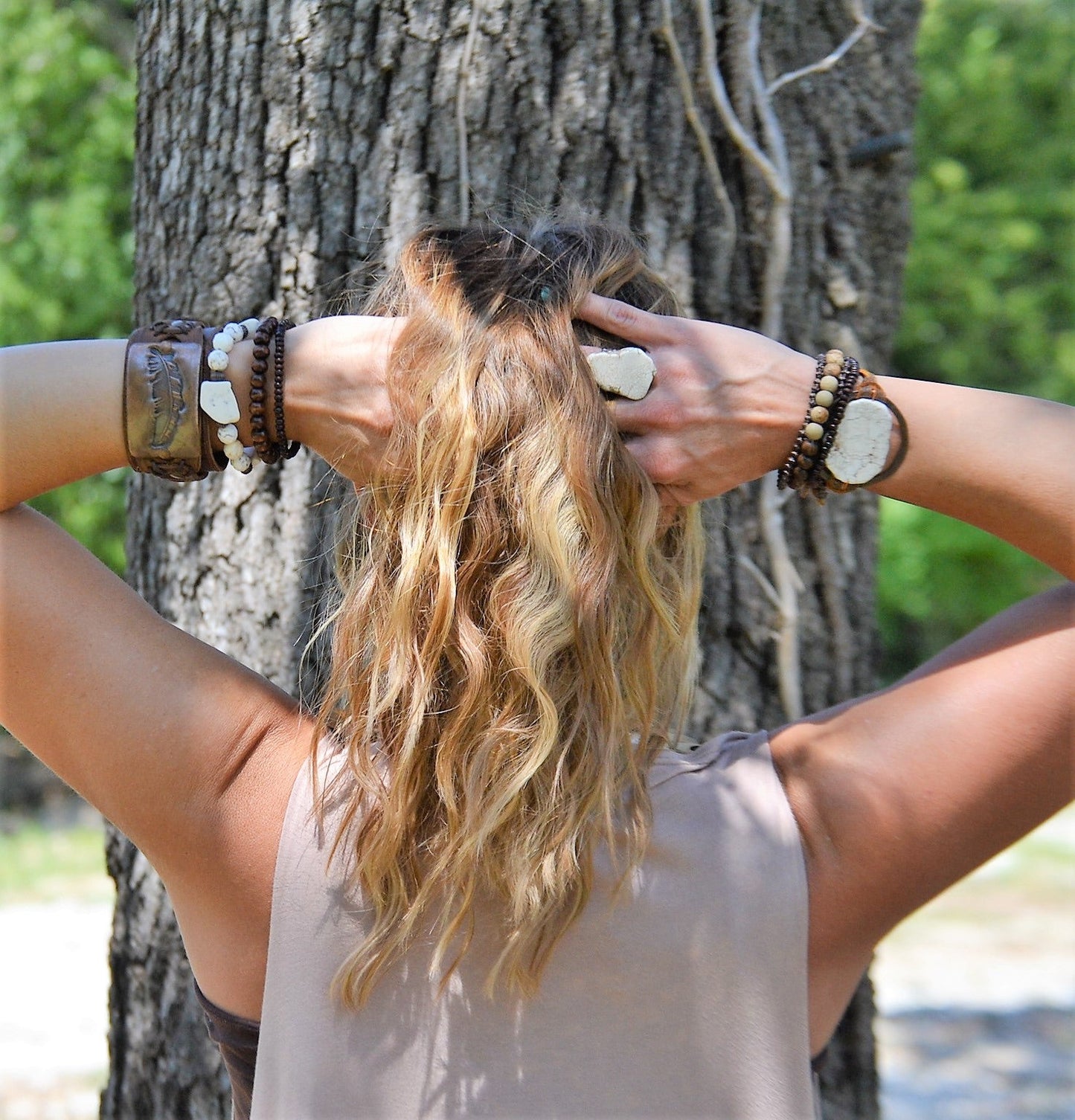 The Willow Howlite Bracelet